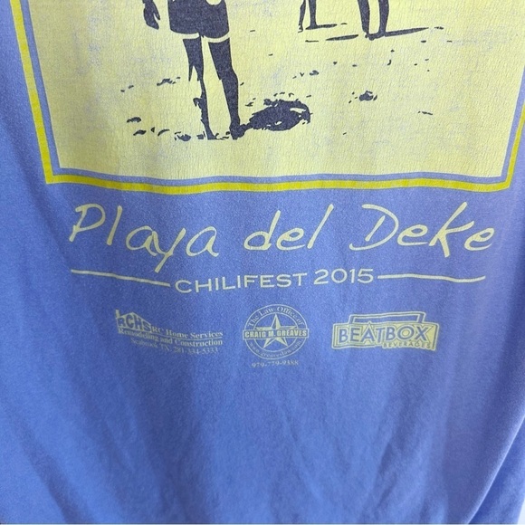 Playa Del Zeke Surfing Chilifest 2015 Purple Tee Mens Large - Picture 7 of 10